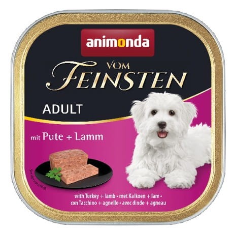 Przejdź do produktu Animonda vom Feinsten Dog Adult Indyk i Jagnięcina 150g - karma mokra dla psa