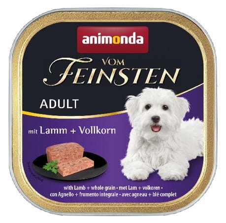 Przejdź do produktu Animonda vom Feinsten Dog Adult Jagnięcina i Ziarna 150g - karma mokra dla psa