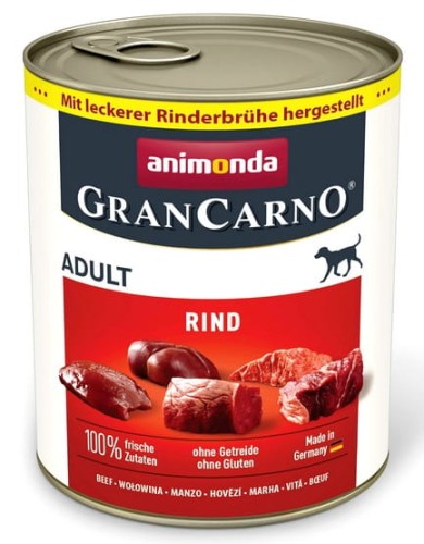 Przejdź do produktu Animonda GranCarno Original Adult Rind Wołowina puszka 800g - karma mokra dla psa