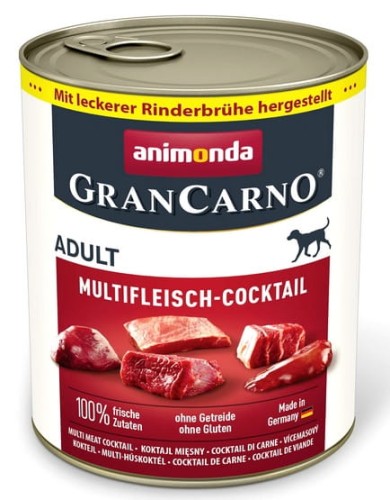 Przejdź do produktu Animonda GranCarno Original Adult Multifleisch Mix Mięsny puszka 800g - karma mokra dla psa