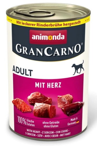 Przejdź do produktu Animonda GranCarno Original Adult Herz Serca puszka 400g - karma mokra dla psa