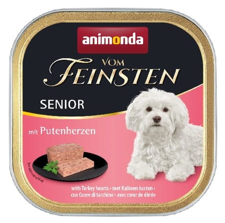 Przejdź do produktu Animonda vom Feinsten Dog Senior Serca indyka 150g - karma mokra dla psa