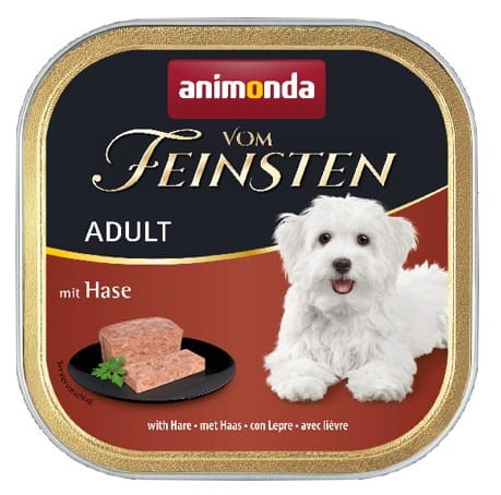 Przejdź do produktu Animonda vom Feinsten Dog Adult Królik tacka 150g - karma mokra dla psa