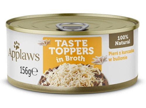 Przejdź do produktu Applaws Dog Taste Toppers puszka z kurczakiem 156g - monobiałkowa karma mokra dla psa