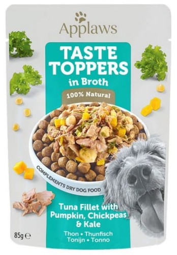 Przejdź do produktu Applaws Taste Toppers Saszetka - tuńczyk, dynia i ciecierzyca w sosie 85g - karma mokra dla psa