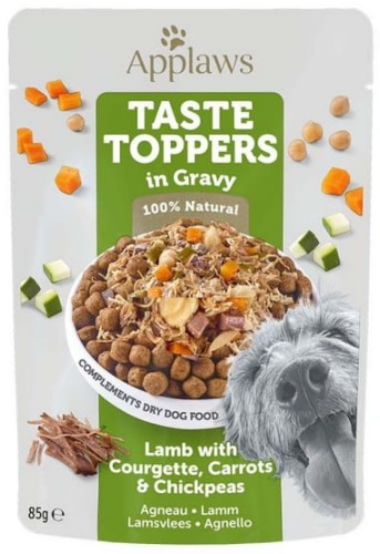 Przejdź do produktu Applaws Taste Toppers Saszetka - jagnięcina, cukinia i marchew w sosie 85g - karma mokra dla psa
