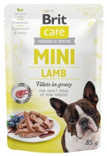 Przejdź do produktu Brit Care Dog Mini Lamb saszetka 85g - karma mokra dla psa