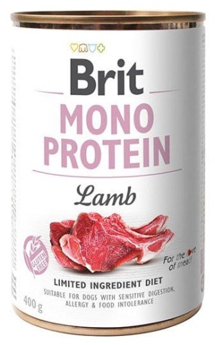 Przejdź do produktu Brit Mono Protein Lamb puszka 400g - monobiałkowa karma mokra dla psa
