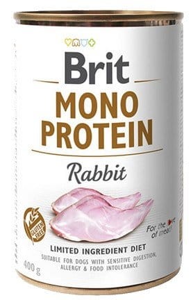 Przejdź do produktu Brit Mono Protein Rabbit puszka 400g - monobiałkowa karma mokra dla psa