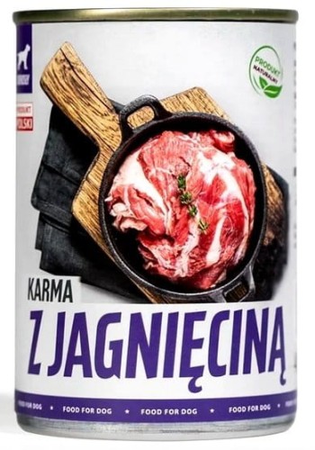 Przejdź do produktu TUF TUF Mielonka z jagnięciną puszka 400g - karma mokra dla psa