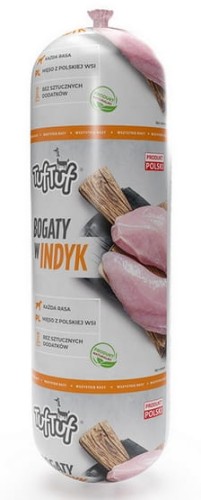 Przejdź do produktu TUF TUF Baton z indykiem 900g - karma mokra dla psa