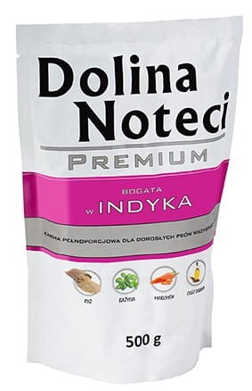 Przejdź do produktu Dolina Noteci Premium Indyk saszetka saszetka 500g - karma mokra dla psa