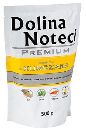 Przejdź do produktu Dolina Noteci Premium Kurczak saszetka 500g - karma mokra dla psa