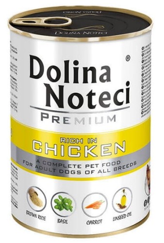 Przejdź do produktu Dolina Noteci Premium Kurczak puszka 400g - karma mokra dla psa