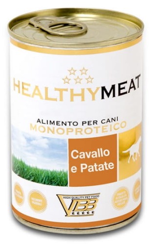 Przejdź do produktu Healthy Meat Mono Konina i ziemniak puszka 400g – karma mokra dla psa
