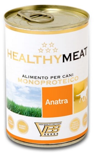 Przejdź do produktu Healthy Meat Mono Kaczka puszka 400g - monobiałkowa karma mokra dla psa