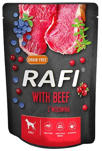 Przejdź do produktu Rafi Wołowina saszetka 300g - karma mokra dla psa