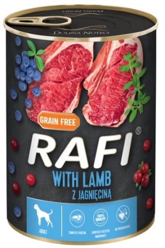 Przejdź do produktu Rafi Jagnięcina puszka 400g - karma mokra dla psa