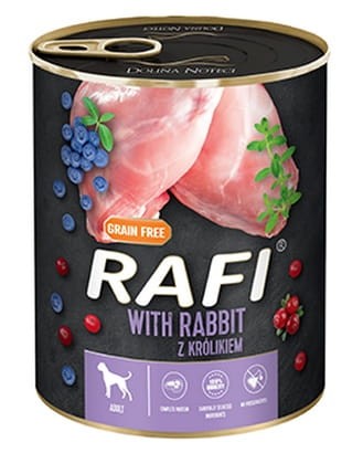 Przejdź do produktu Rafi Królik puszka 800g - karma mokra dla psa
