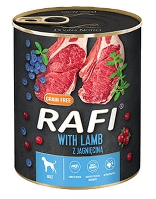Przejdź do produktu Rafi Jagnięcina puszka 800g - karma mokra dla psa