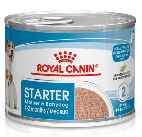 Przejdź do produktu Royal Canin Starter Mother&Babydog - mus, dla suk w czasie ciąży, laktacji oraz szczeniąt puszka 195g - karma mokra dla psa