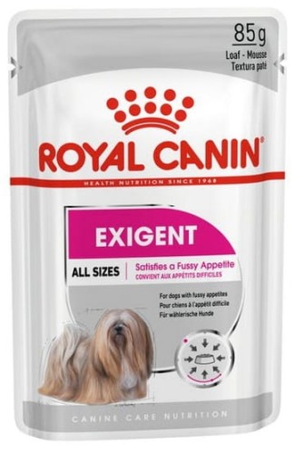 Przejdź do produktu Royal Canin Exigent dla wybrednych psów dorosłych, wszystkich ras, pasztet saszetka 85g - karma mokra dla psa