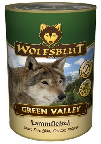 Przejdź do produktu Wolfsblut Dog Green Valley - jagniecina, łosoś, ziemniaki puszka 395g - karma mokra dla psa