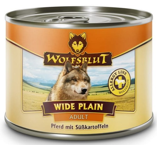 Przejdź do produktu Wolfsblut Dog Wide Plain - konina i bataty puszka 200g - monobiałkowa karma mokra dla psa