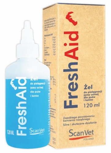 Przejdź do produktu ScanVet Fresh Aid 120ml - pielęgnacja jamy ustnej psa i kota