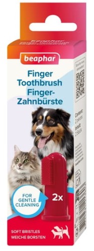 Przejdź do produktu Beaphar Szczoteczka do zębów naparstkowa