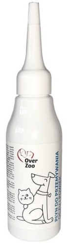 Przejdź do produktu Over Zoo Płyn do przemywania oczu powiek dla kota i psa 75ml