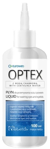 Przejdź do produktu Optex - Płyn do przemywania oczu i powiek psa lub kota 100ml