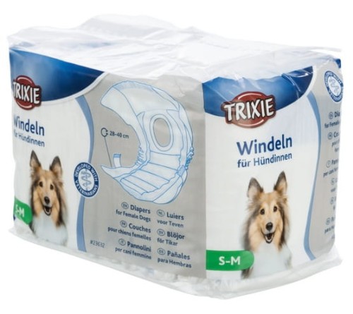 Przejdź do produktu Trixie Pieluchy/Majtki dla suki 12szt/op S-M [23632]