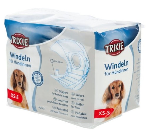 Przejdź do produktu Trixie Pieluchy/Majtki dla suki 12szt/op XS-S [23631]
