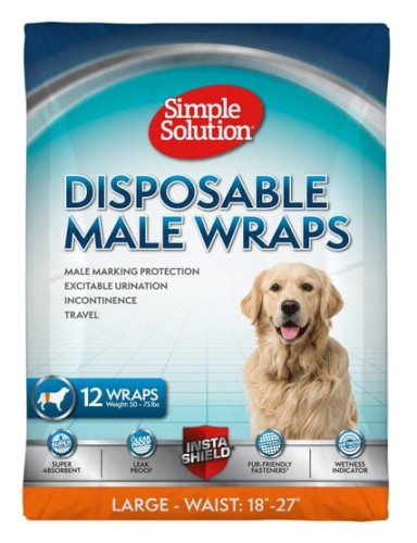 Przejdź do produktu Simple Solution Pieluchy jednorazowe dla psów L 12szt.
