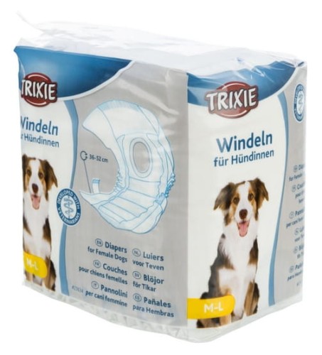 Przejdź do produktu Trixie Pieluchy/Majtki dla suki 12szt/op M-L [23634]