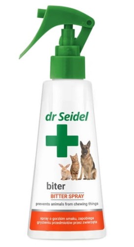 Przejdź do produktu Dr Seidel Biter - Płyn przeciw obgryzaniu przedmiotów przez zwierzęta - spray 100ml