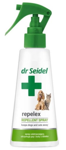 Przejdź do produktu Dr Seidel Repelex - Płyn utrzymujący psy i koty z daleka 100ml
