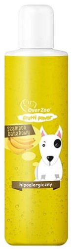 Przejdź do produktu Over Zoo Frutti Power Szampon o zapachu bananowym - hipoalergiczny dla psa 200ml