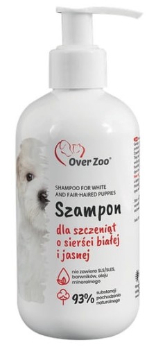 Przejdź do produktu Over Zoo Szampon dla szczeniąt o jasnej/białej sierści 250ml