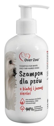 Przejdź do produktu Over Zoo Szampon dla psów o białej i jasnej sierści 250ml
