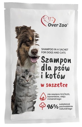 Przejdź do produktu Over Zoo Szampon dla psów i kotów saszetka 20ml
