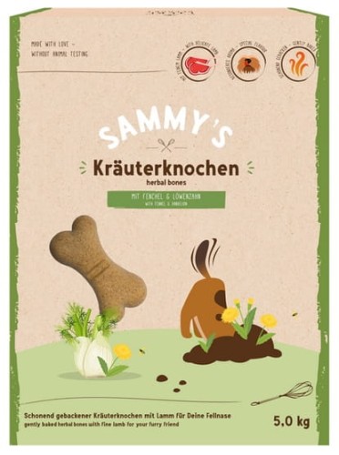 Przejdź do produktu Sammy's Herbal Bone - kostki ziołowe 5kg - przysmak dla psa