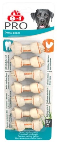 Przejdź do produktu 8in1 Dental Delights Bones XS 7szt - przysmak dla psa