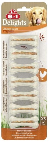 Przejdź do produktu 8in1 Delights Strong XS 7szt - przysmak dla psa