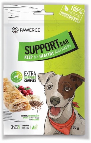 Przejdź do produktu Pawerce Support Bar Small Breeds 3szt/op 105g/12cm - przysmak dla psa