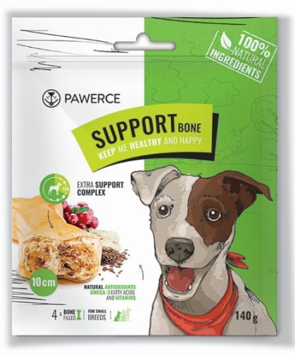 Przejdź do produktu Pawerce Support Bone Small Breeds 4szt/op 140g/10cm - przysmak dla psa