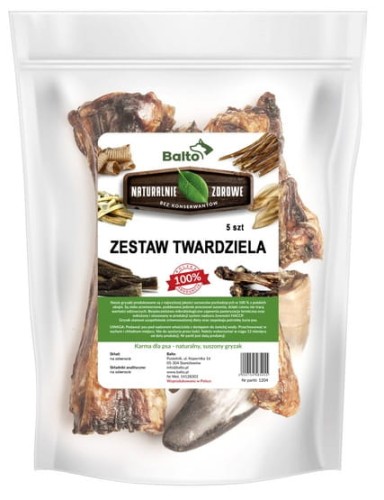 Przejdź do produktu Balto Zestaw gryzaków twardziela 7szt - przysmak dla psa