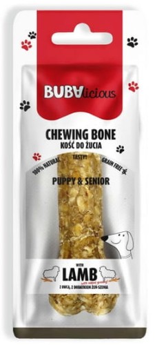 Przejdź do produktu BUBAlicious Kość Puppy & Senior z jagnieciną żeń-szeniem 17cm [8727] – przysmak dla psa