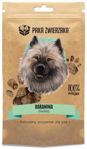 Przejdź do produktu Paka Zwierzaka Chunkies Baranina 100% 70g – monobiałkowy przysmak dla psa